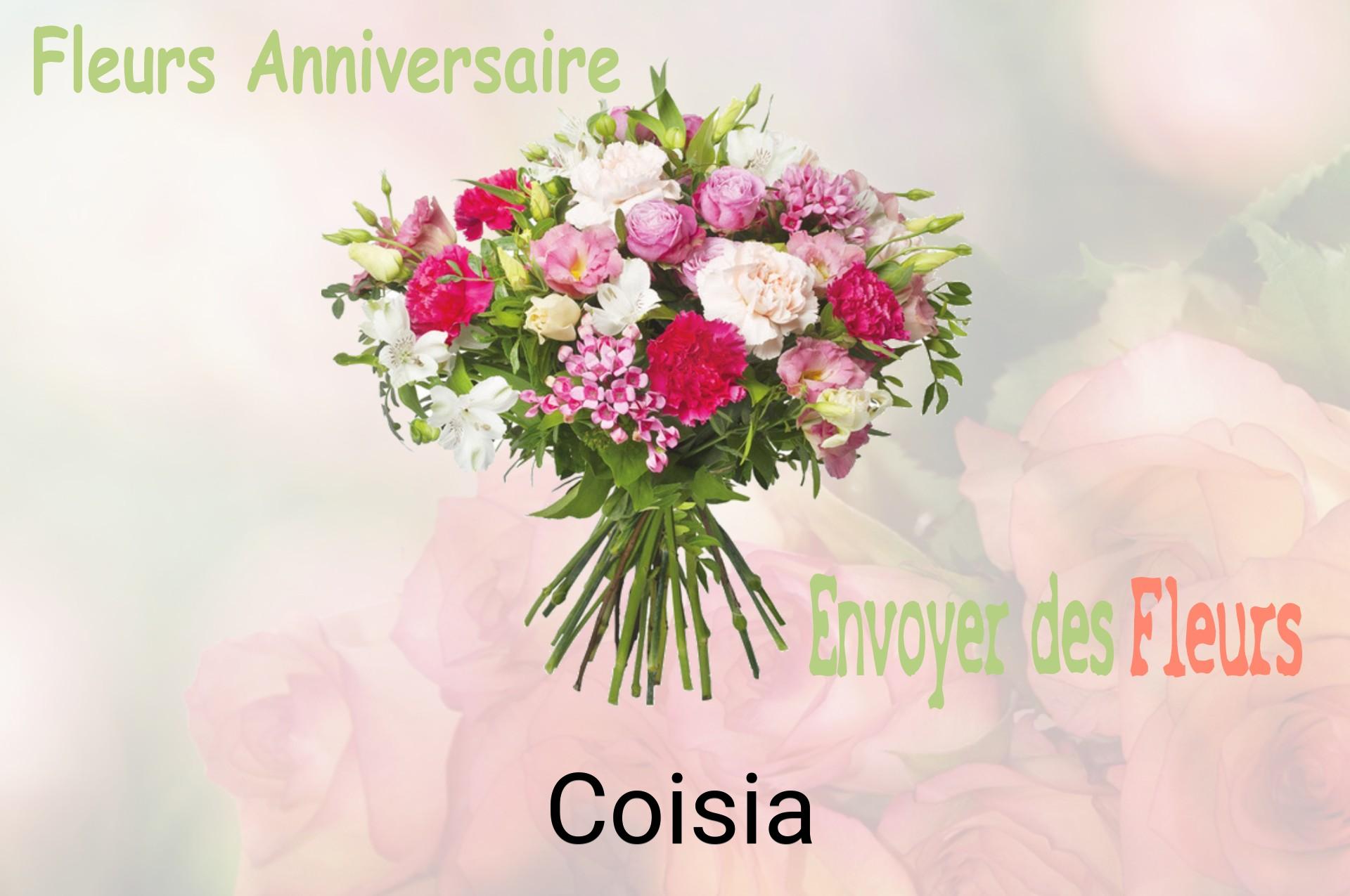 Bouquet de fleurs d’anniversaire livré à Coisia